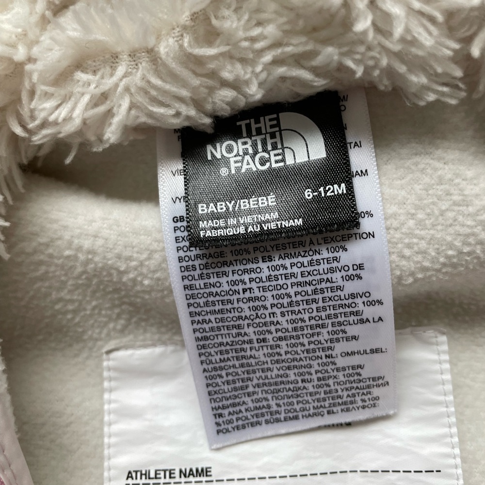 The North Face Kids Pink and Teal Patterned Snowsuit - Picture 10 of 13